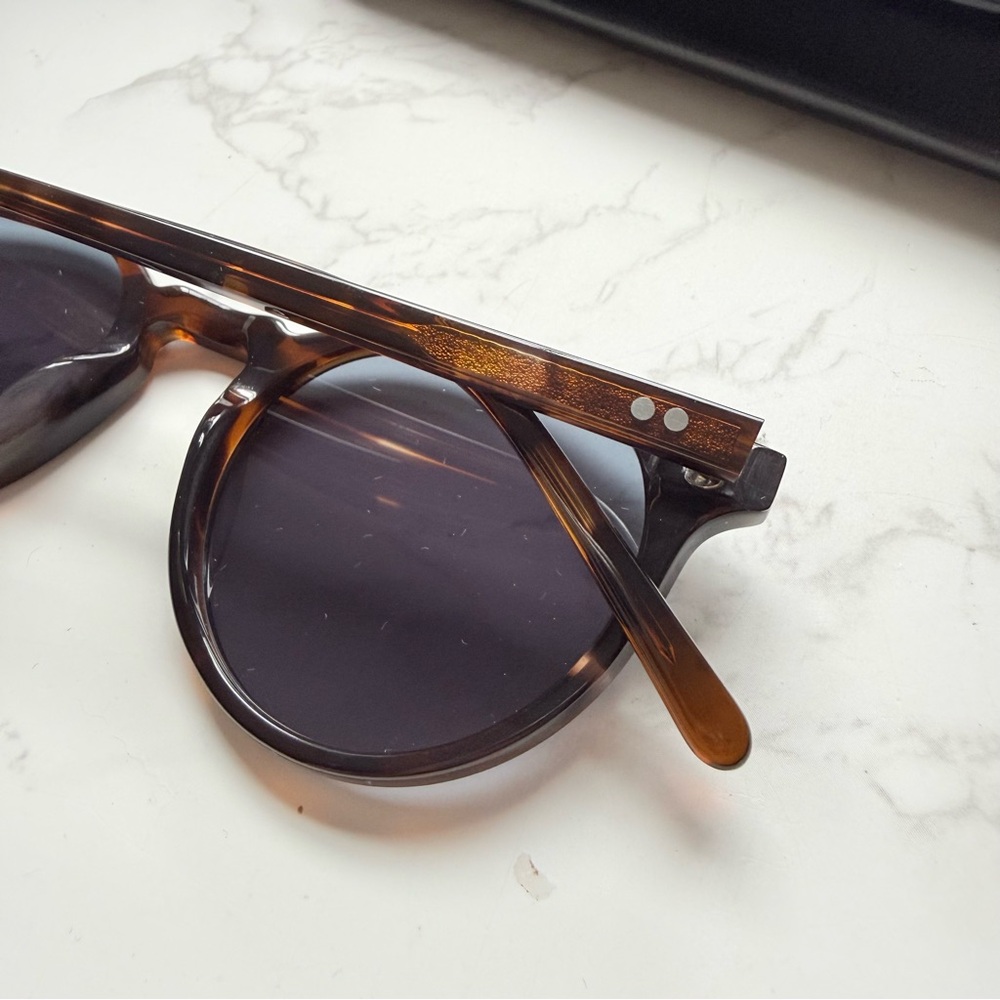 NEW Italic Round Brown Tortoise Sunglasses - Picture 6 of 10